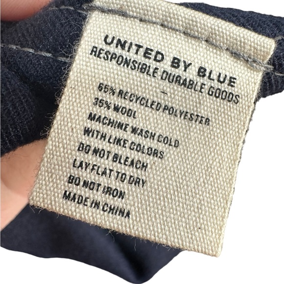 United By Blue BANFF Wool Blend Men’s Shirt Sz M Blue/Gray Color Block NWT Warm - Picture 8 of 16